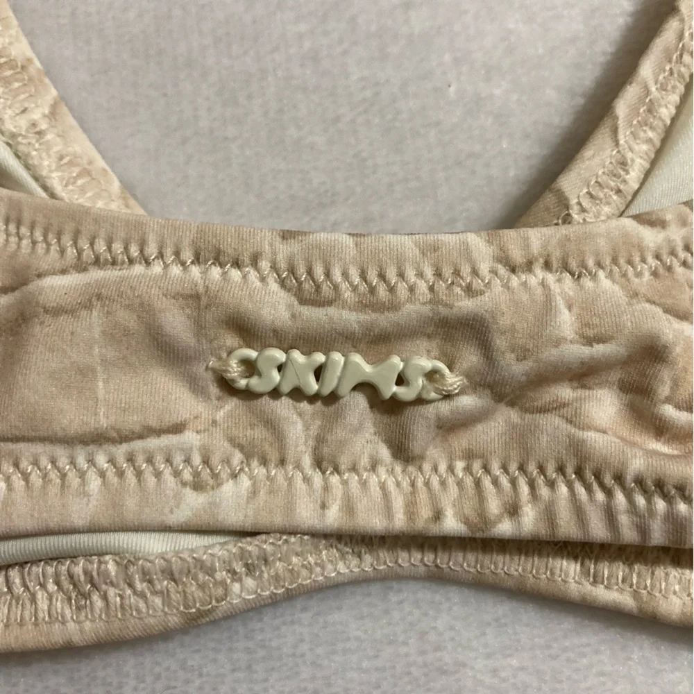 SKIMS Crocodile Print Bikini SET! S